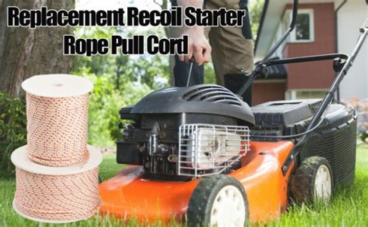 Why is it hard to pull the cord on my lawn mower?