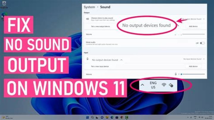 Why is my audio not coming out?
