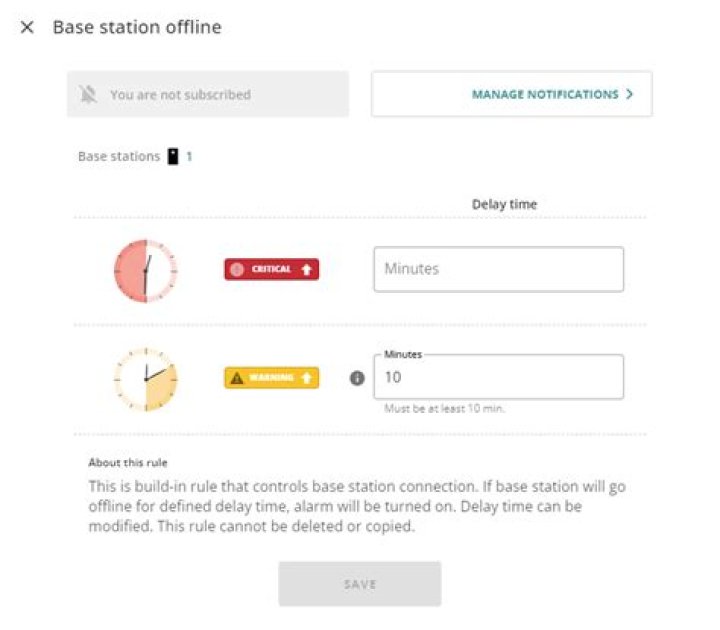 Why is my base station offline?