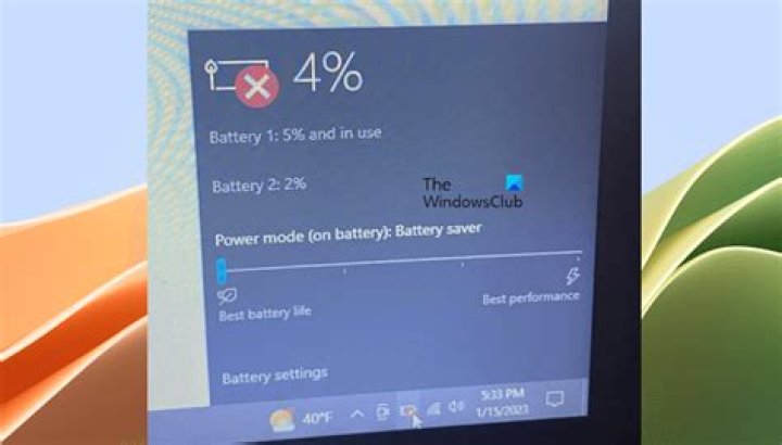 Why is my battery icon blinking red?