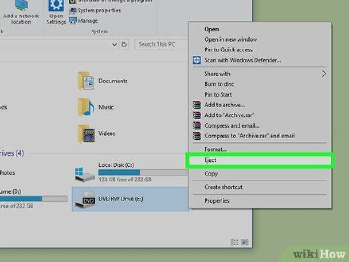Why is my computer not ejecting my CD?