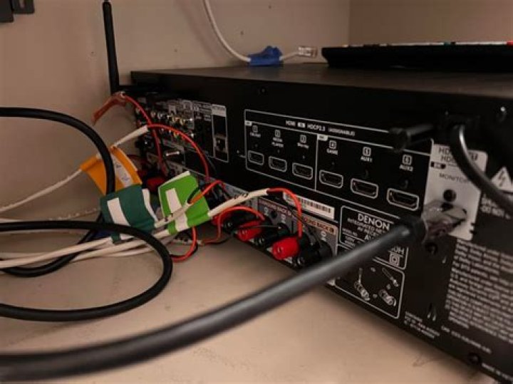 Why is my Denon receiver not connecting to the main network?