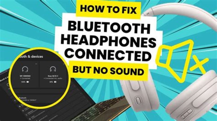 Why is my headset connected but no sound?
