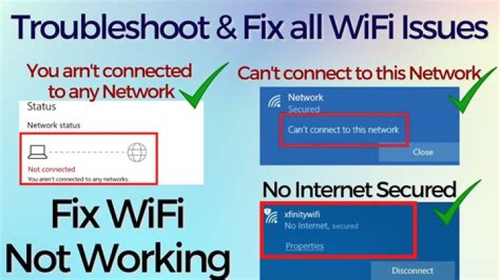 Why is my network connecting but not working?