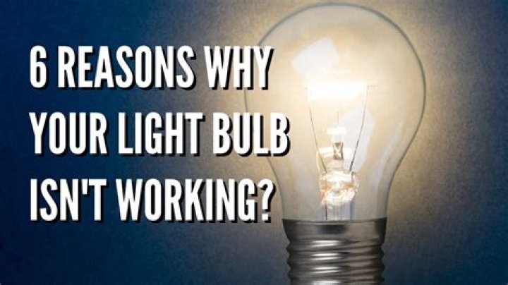 Why is my new lamp not working?
