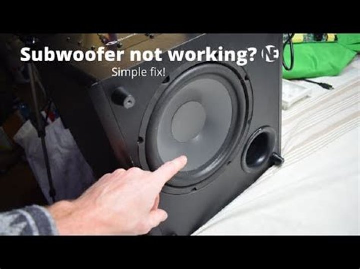 Why is my powered subwoofer not working?