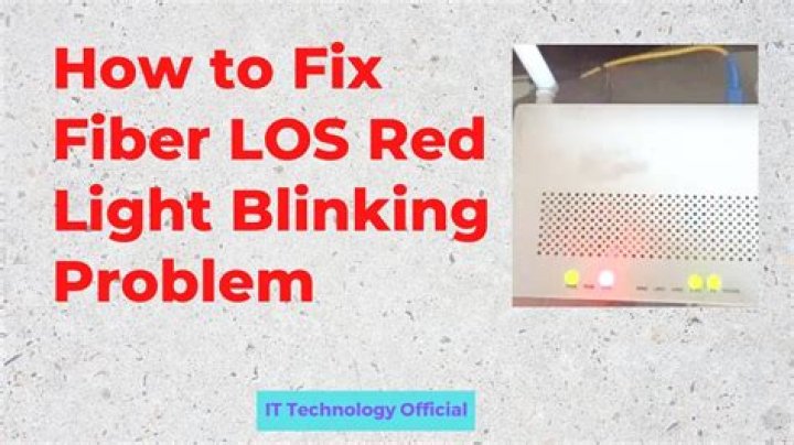 Why is my receiver blinking red?
