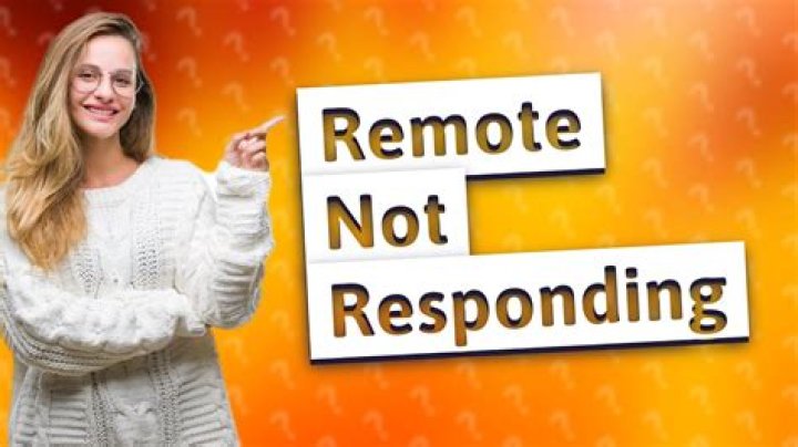 Why is my remote not responding?