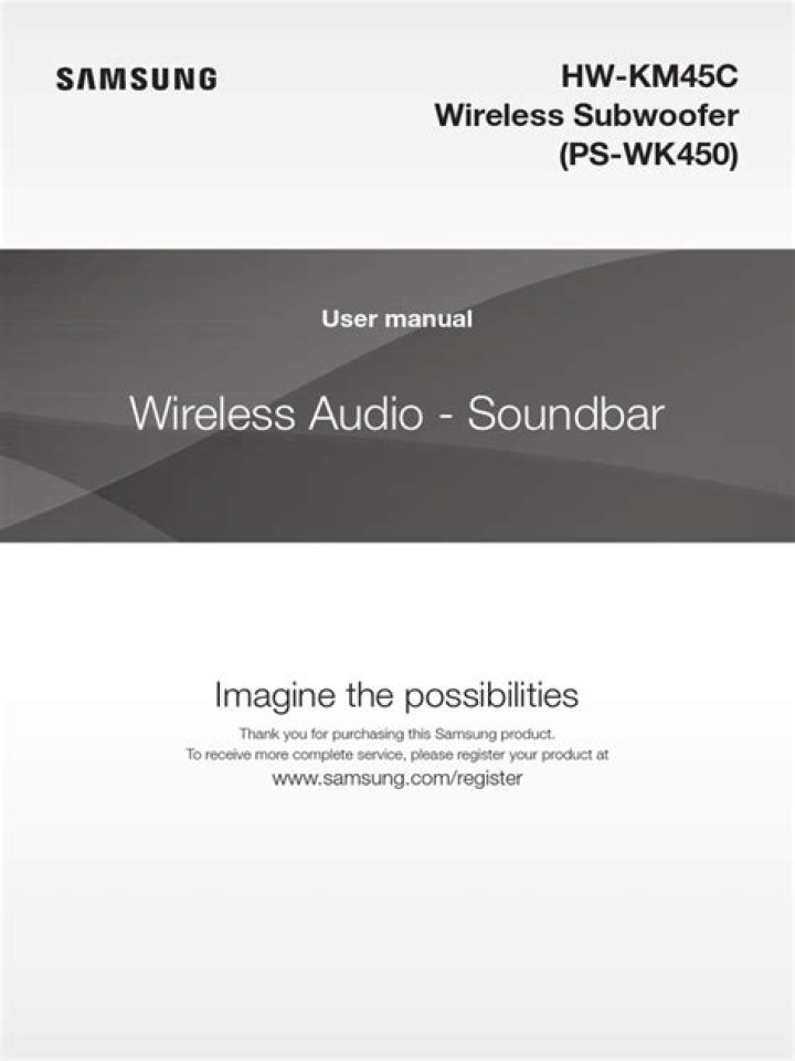 Why is my Samsung HW km45c not working?