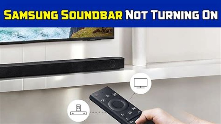 Why is my Samsung soundbar not connecting?