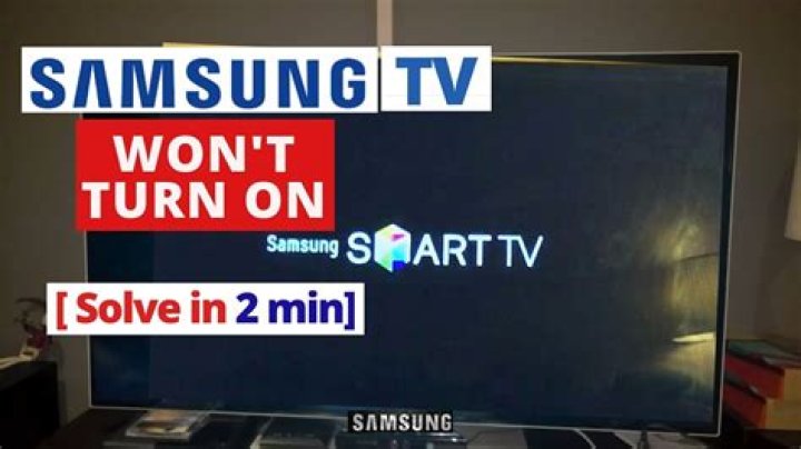 Why is my smart TV not starting?