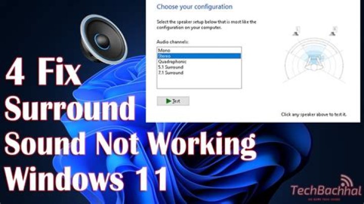 Why is my surround sound not playing?