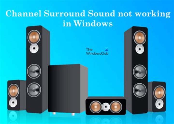 Why is my surround system not working?