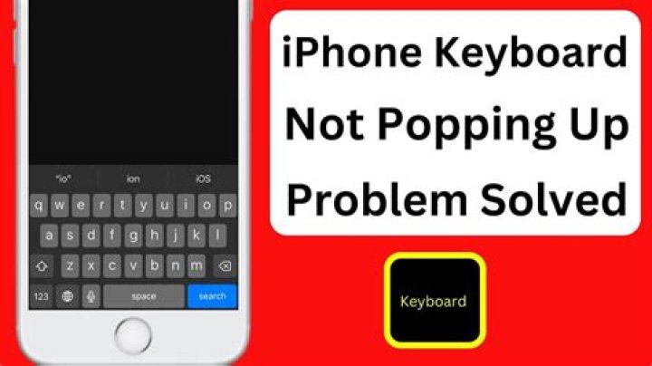 Why is my touch keyboard not showing up?