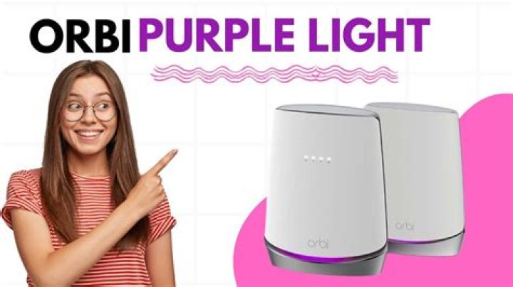 Why is Orbi router magenta?