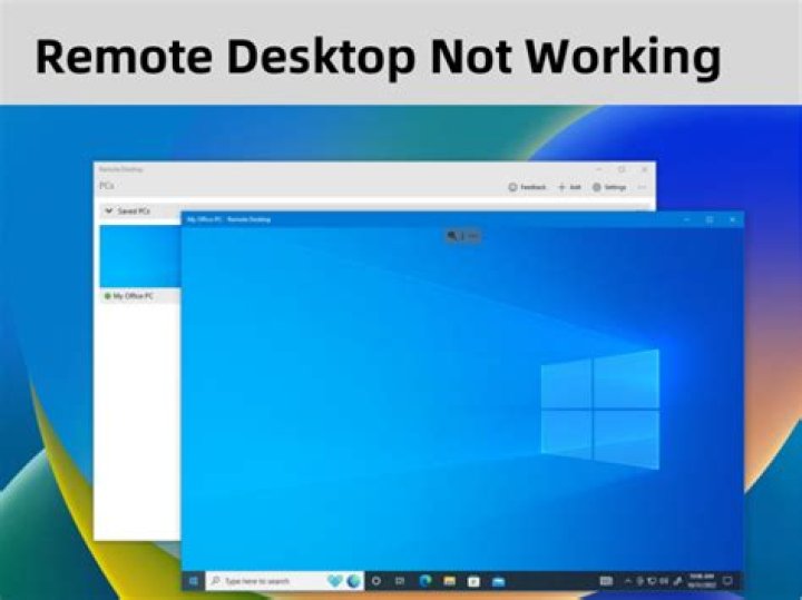 Why is Remote Desktop not working?