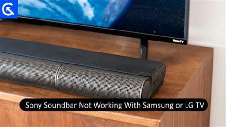 Why is Sony soundbar not working?