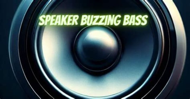 Why is the bass on my speaker buzzing?
