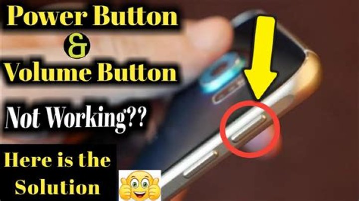 Why is the power and Volume Up button not working?