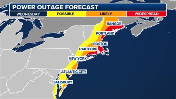 Why was there a power outage in the northeast?