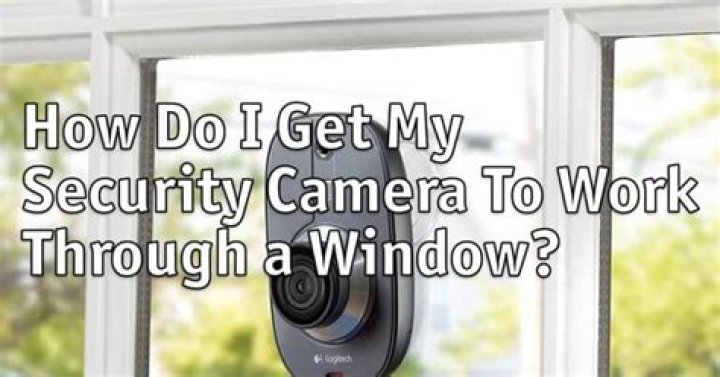 Will security camera work through screen?